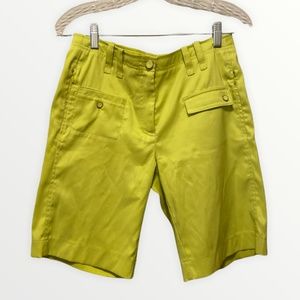 DKNY Chartrues Gold Bermuda Golf shorts